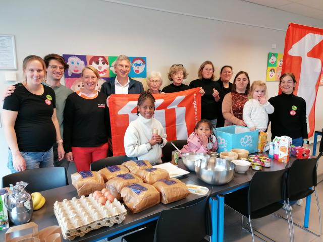Najaarscampagne 2023 - de ploeg van het fair ontbijt in Desselgem / SEV