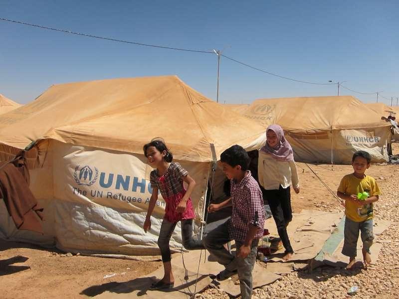 VN syrie vluchtelingenkamp